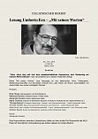 Plakat zur Lesung von Texten Umberto Ecos "Mit seinen Worten"