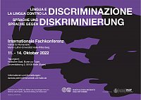 Lingua e discriminazione  La lingua contro la discriminazione convegno a Halle