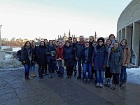 Exkursionsgruppe 2018 vor dem kanadischem Parlament in Ottawa, das auch besichtigt wurde