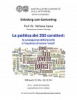 Plakat zum Vortrag von Stefania Spina am 15.5.2019