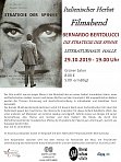 Ankündigung des Films "Strategie der Spinne" von Bernardo Bertolucci