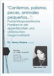 Poster zum Gastvortrag Jenny Haase