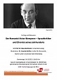Klemperer Vortrag und Diskussion mit Klaus Bochmann Plakat