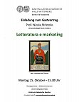 Vortrag von Nicola Strizzolo über Literatur und Marketing