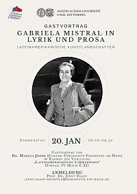 Gabriela Mistral Lyrik Prosa