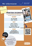 Plakat Erasmus Praktika Infoveranstaltung Januar 2024