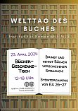 Büchertisch zum Welttag des Buches am 23.4.2024