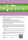 ROMANetz Berufsperspektiven Plakat