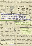 Wissenszirkulationen Summer school 2025 Plakat